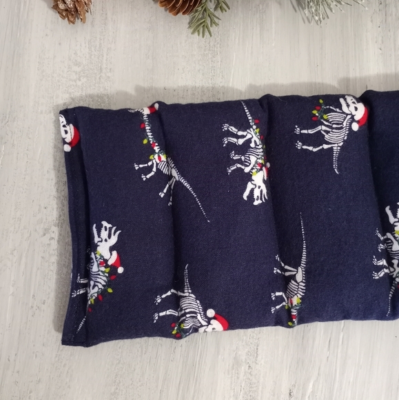 Microwavable Heating Pad Dinosaur Santa Skeletons Heat Pack - Picture 3 of 7